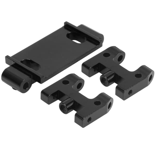 RC Forreste Arm i Aluminium Legering til WPL D12 Fjernstyret Bilmodel Sort