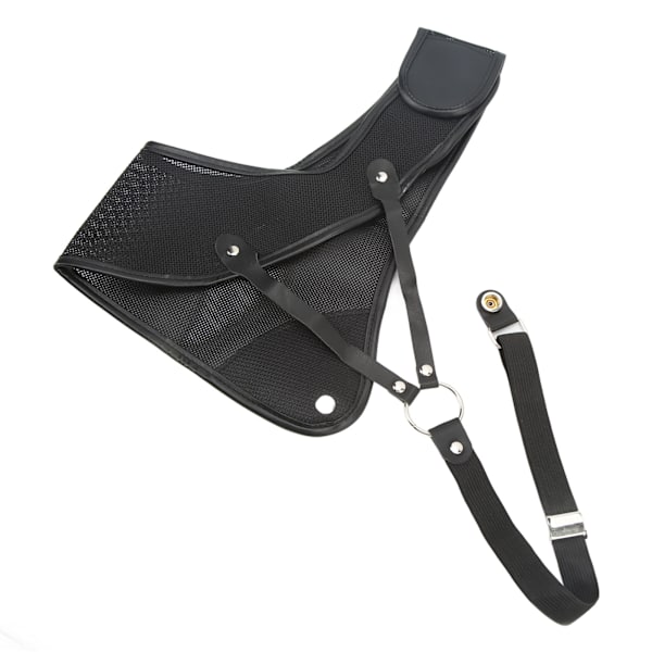 Bueskydnings Brystbeskytter Sort PET og Kødskind Jagt Brystbeskyttelse til Skydning Recurve Bow S