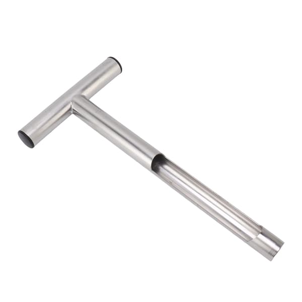 Soil Sampling Probe 304 Stainless Steel Protective T-Handle Soil Sampling Tool for Farm Garden Lawn 12in