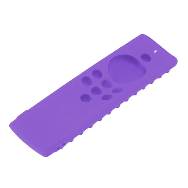 Silicone Remote Cover Washable Remote Control Case Shockproof Remote Protector for Fire TV Stick Lite Purple