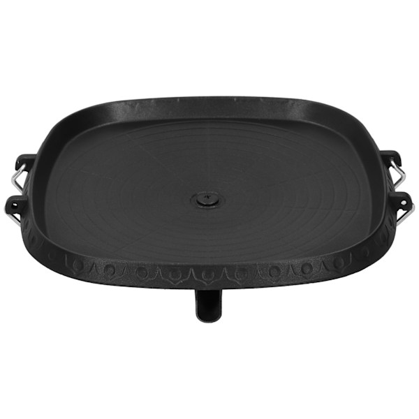 NonStick firkantet BBQ-tallerken Grillpande Bageplade Udendørstilbehør Køkkentilbehør