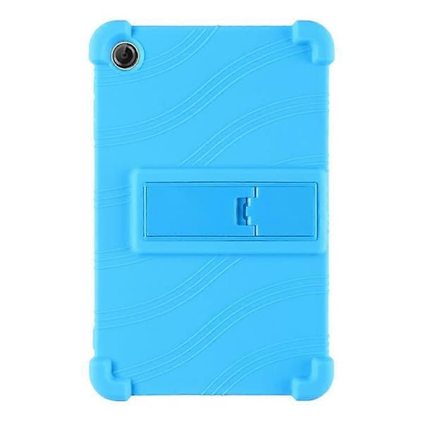 Kompatibelt med Lenovo Tab K9 / Tab One silikonfodral med stöd, robust skyddsfodral LightBlue