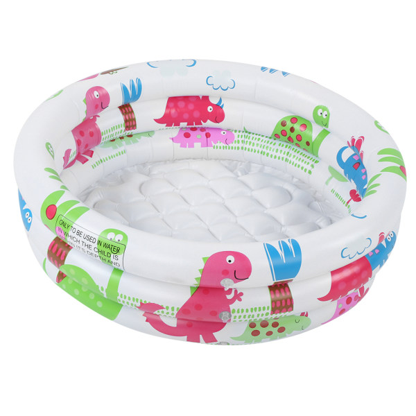 Cartoon Dinosaur Pattern Round PVC Inflatable Swimming Pool Bathtub for Children Kid
