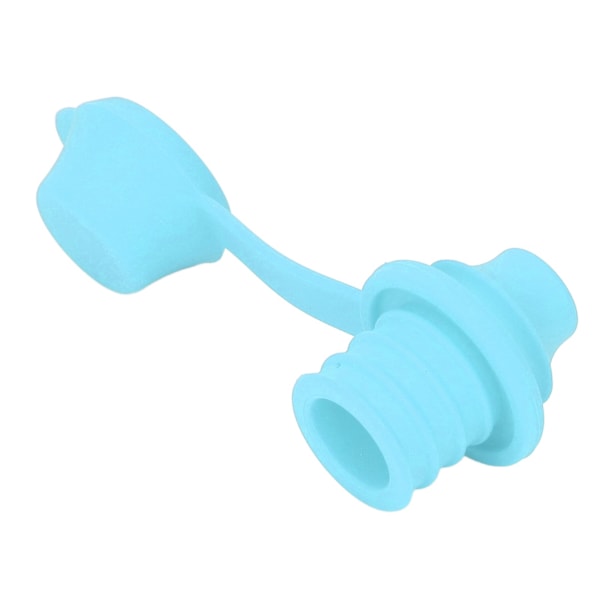 Silikonflasketop Sippy Cup Adapter Udskiftning til Småbørn Børn Beskytter Børns Mund Blå
