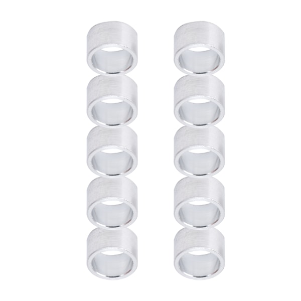 10 st aluminiumlegering distanshållare rund ogängad fristående stödbeslag Ytterdiameter 10mm6mm