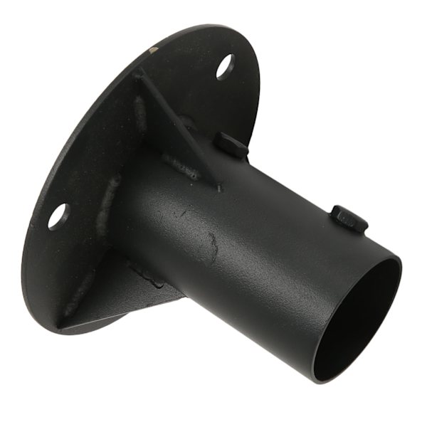 Ketjunlinkki-aita pylväs lattiaflanges pohjaflanges raskas kiinteä aita-aita betoni-kiinnitys aidan, postilaatikon, lipun pyöreiden pylväiden pitämiseen 52mm / 2.0in
