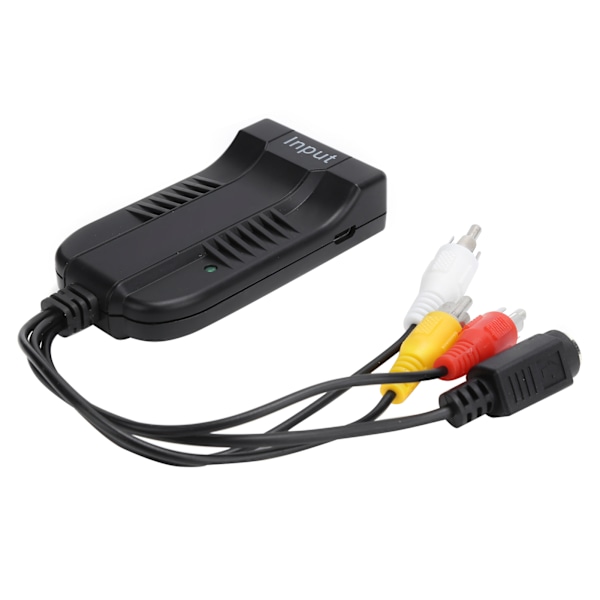 HDMI til han til AV/CVBS/S-videoadapter Kompositvideo lydkabelkonverter 1080P