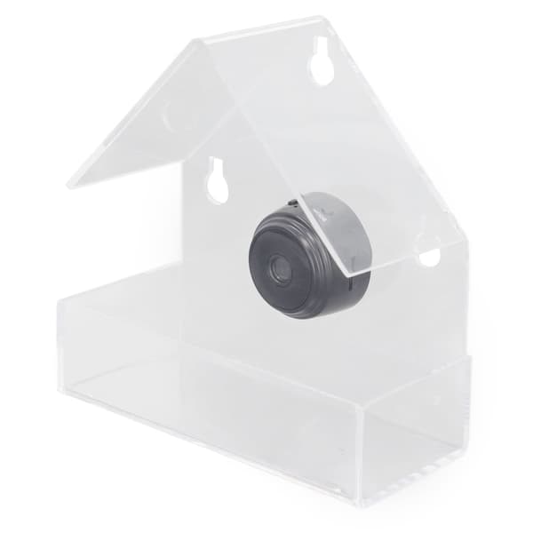 Camera Smart Bird Feeder 720HD Remote Connection Night Vision Clear Birds Window Feeder with Strong Suction Cups