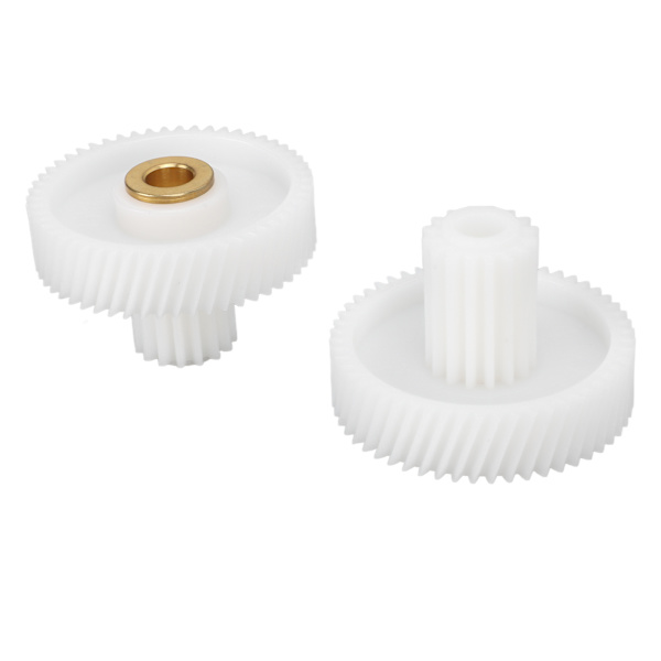 2 stk Kjøttkvern Gear Plast Arbeid Effektivt Multifunksjonell Høy Kompatibilitet Mincer Gear for Pølsemaker Chili Cooker