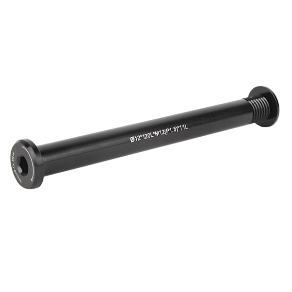 Aluminiumlegering ihåliga mountainbike-nav Röraxel Cykelgaffelaxelspaktillbehör (12*120L*M12(P1.5）*11L med lock(B))