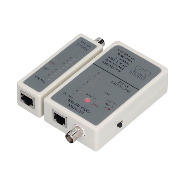 248 Kabeltestare Automatisk skanning RJ45 RJ12 RJ11 Nätverkskablar Detektor Tracker DC 9V