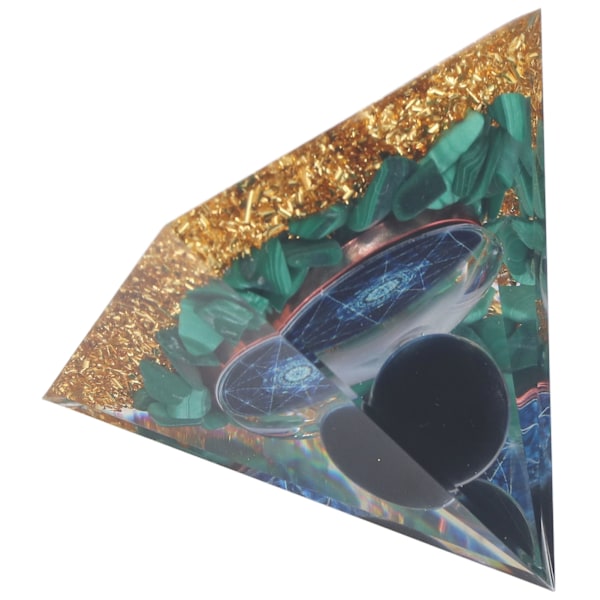 Orgone Pyramid Utsökt Healing Energiserade ädelstenar Pyramider för hemmakontor sovrum