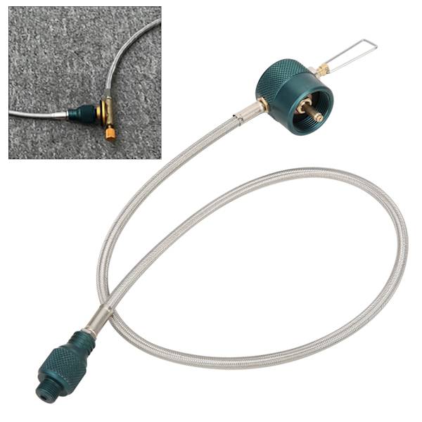 1L gasslangeoverføringsslange Tilkobling Konverteringshode Adapter for utendørs camping matlaging komfyr