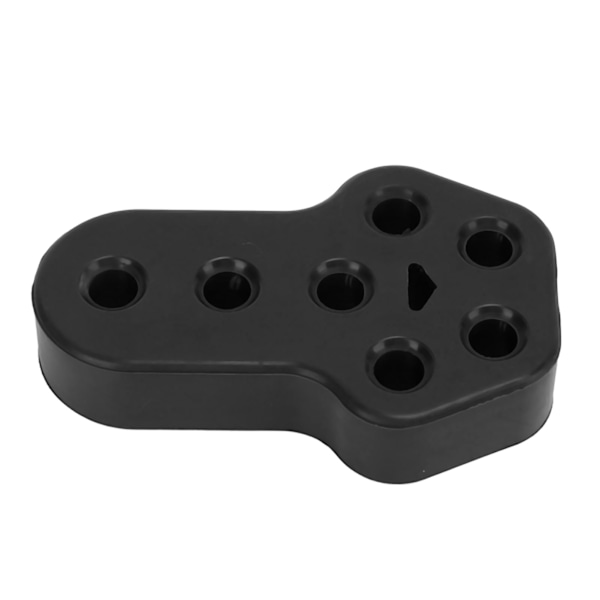 Bilavgashängare Bussning Ljuddämpare Gummiisolator Monteringsfäste Universal 7 hål 12mm DiaBlack