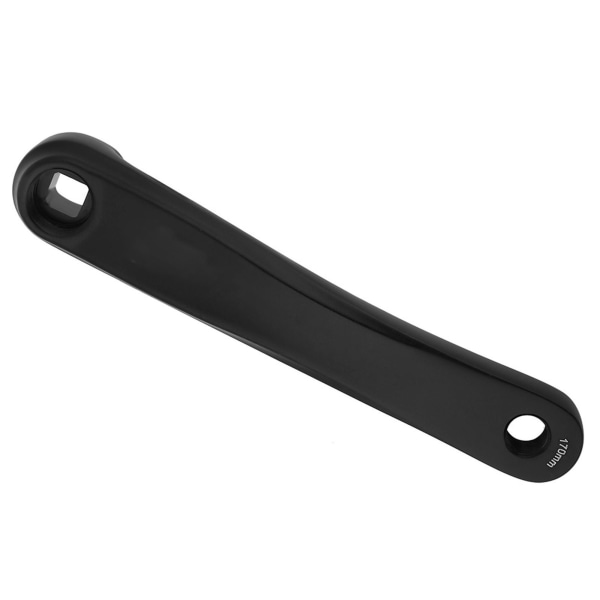 170 mm cykel aluminiumlegering venstre enkeltkæde krumtapudskiftning (sort firkantet hul)
