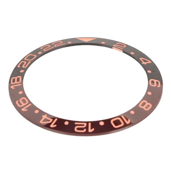 Klocka Keramisk bezel Insert Replacement Protective Watch Bezel Insert Accessory Black Rose Red 1.5in