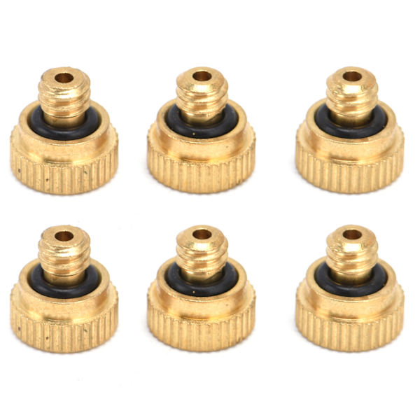 20 kpl Messinki Suuttimet Puutarhan Sumutussumutus Työkalusarja 0,3 mm reikä UNC10‑24 kierre