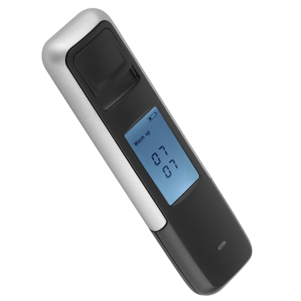 Bärbar alkomanalysator LCD-skärm Vintestare rattfyllerianalysator Blåsdetektor CSY‑006Silver