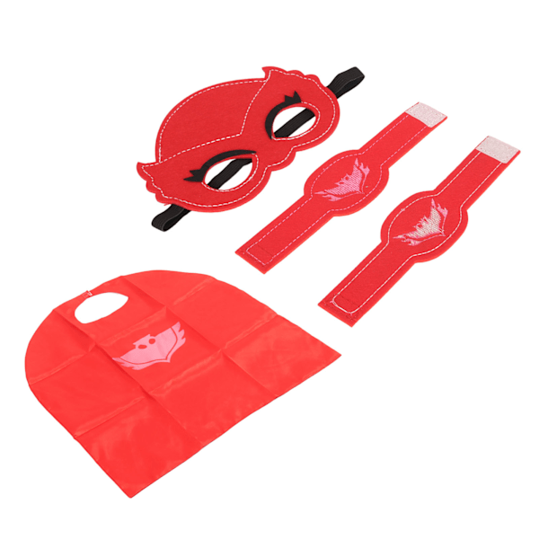 Heltekappe Ansiktsmaske Morsom Innovativ Barn Halloween Cosplay Kappe med Armbånd for Halloween Julebursdagsfest