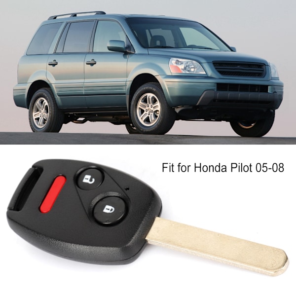 3-knaps fjernbetjening bilnøgle 433MHz med chip CWTWBIU545 Passer til Honda Pilot 05-08