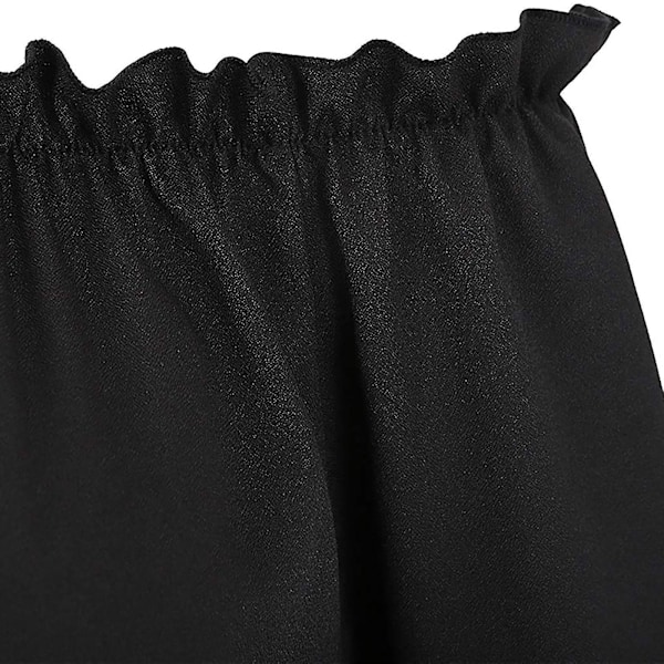 Boheme Sort Renaissance Middelalder Kvinders Langærmet Bluse S-XL