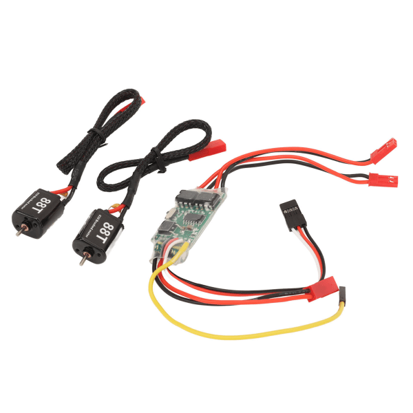 10A Borstad ESC Effektiv dobbelt dobbeltrettet 88T elektrisk hastighedsregulator til RC modelbåd tank