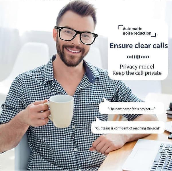 Smarte simultantolkningsbriller med realtidsoversættelse og stemmeassistent [LD]