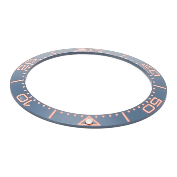 Ammattimainen kellokehyksen sisäosa 38 mm keraaminen kellokehyksen rengas Korjausvarusteet kellosepille Blue Base Rose Gold Digit