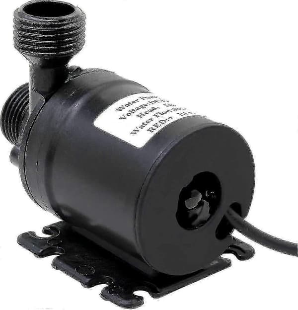 Støjsvag 4-punkts børsteløs DC 12V vandpumpe 800L/H 5m amfibisk cirkulator