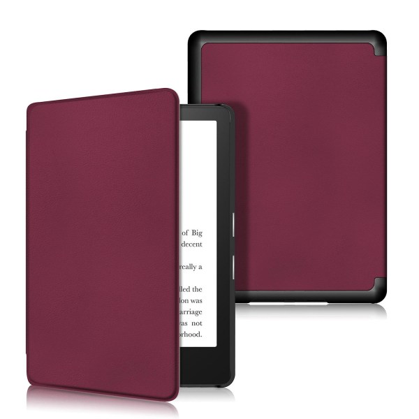 Case för Kindle Paperwhite 11:e generationen 2021 Pu- cover för Kindle Paperwhite 5 6,8 tum Claret