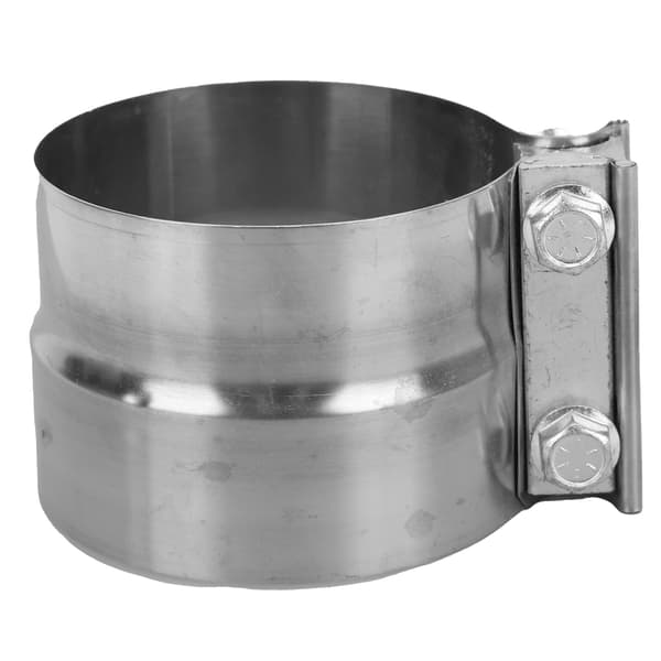 4 tommer Udstødningsbåndklemme Rustfrit Stål Butt Joint Joiner til Lydpotte Downpipe Header Manifold