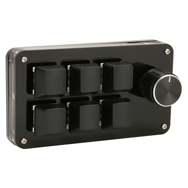 6-näppäiminen mininumeronäppäimistö pyöritettävällä USB DIY ohjelmoitava näppäimistö OSU Gaming Keyboard pelaamiseen ja toimistoon