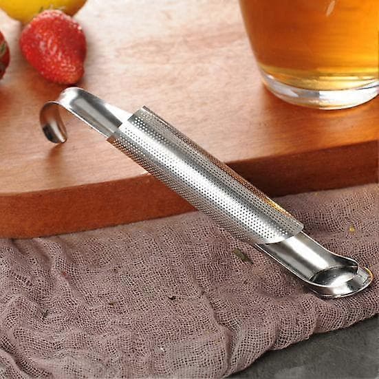 1/2 stk. te-diffusor i rustfrit stål med finmasket si og ophængskrog[LD] silver 2pcs