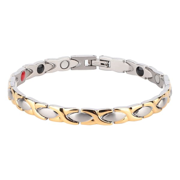 Damer og Herrer Stilig Titanstål Helsemagneter Germanium Armbånd Smykker
