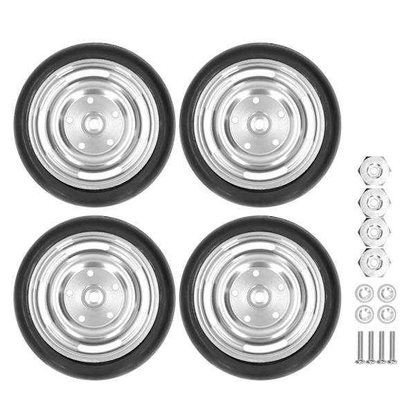 63 mm diameter 4 hull RC Antiskli Dekk Gummidekk Passer for WPL D12 1/10 bilmodell