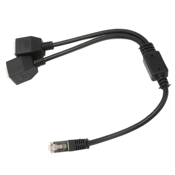 RJ45 Ethernet splitterkabel 1 hane till 2 honportar Stabil snabb överföring Cat5 RJ45 splitterkabel för routermodem