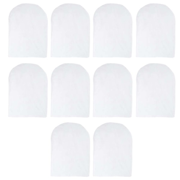 10st Transparenta hängande kläder för hushållskläder Kläddräkt Dammskydd Kappa Skyddsväska 60x100 cm För medellånga kläder