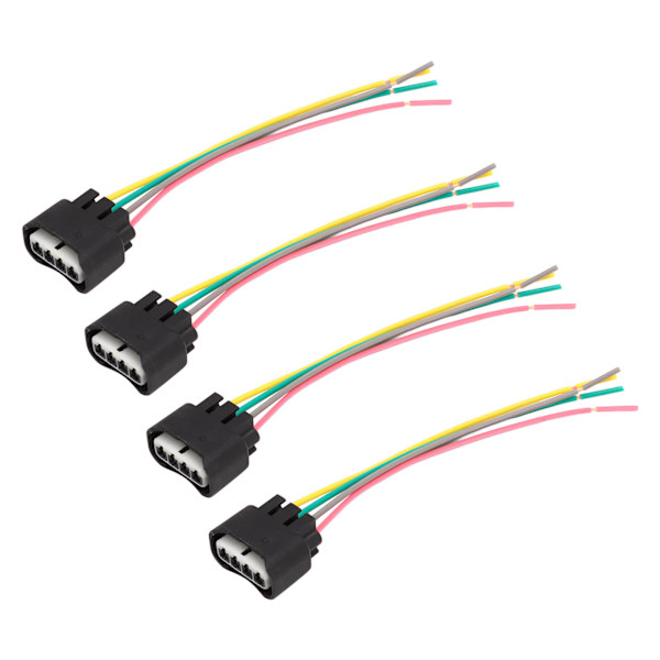 4 stk. Tændspolestik Pigtail Connector Harness Kit 4 Pins Udskiftning til Camry Corolla Highlander Rav4