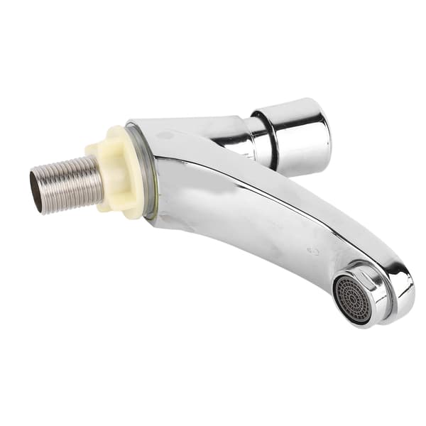 Time Delay Faucet Copper Self-Closing Single Cold Sinks for Home Kitchen Public