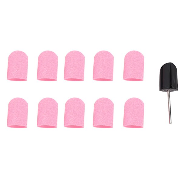 Nail Art Slipband Neglepolering Sliphue Slipring Cap 16 x 25 mm (Rosa)