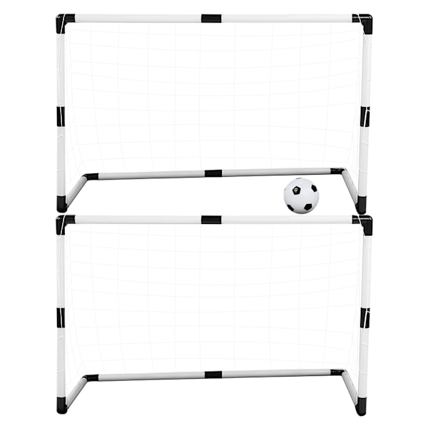 2st/set Bärbar inomhussport utomhus för barn Fotbollsmål Fotbollsnätspel ToyWhite Soccer Goal