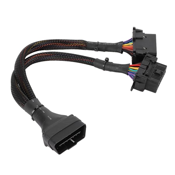 1-2 OBD-sovitinjakaja Y-kaapeli Auton diagnostiikkatyökalu