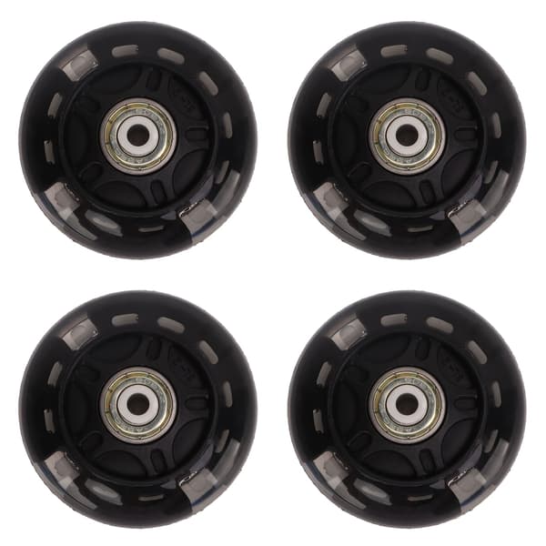 4 PCS Inline Skate Flash Wheel Roller Skates PU Wheels Replacement Skate Wheels 69mm