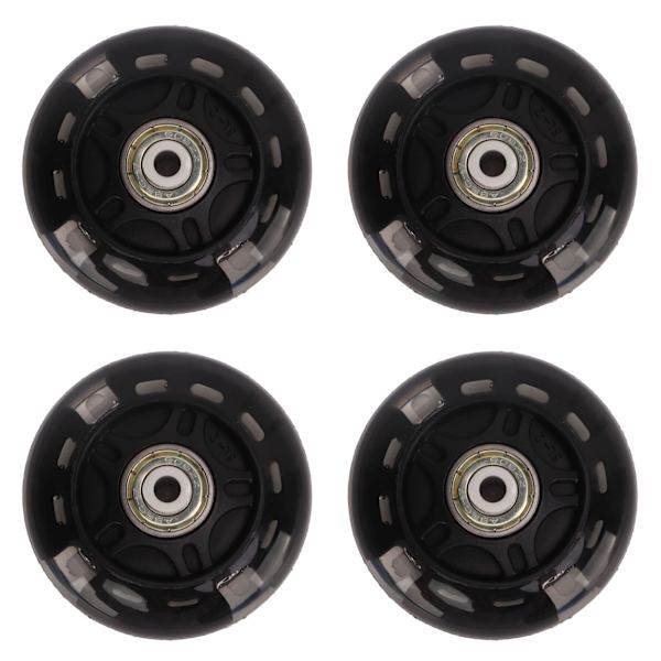 4 ST Inline Skate Flash Wheel Rulleskøjter PU-hjul Erstatningshjul 69mm