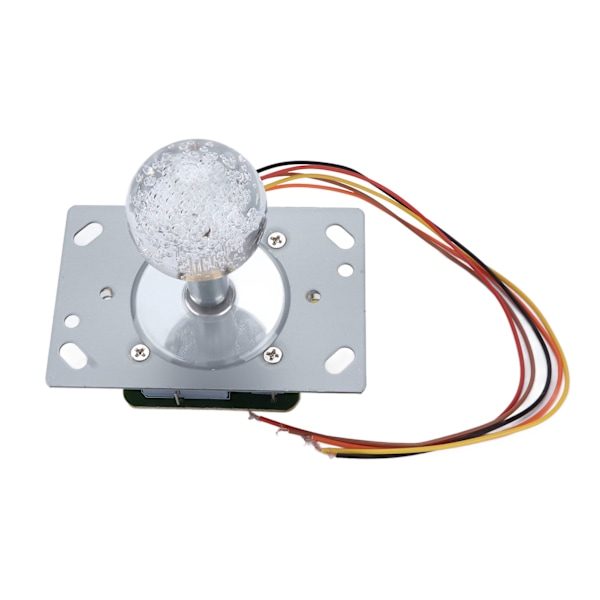 Arcadestick Färgglad Ljuskänslig Arkadjoystick med 5P-kabel Kristallkula för Spelunderhållningsmaskin Cool Running