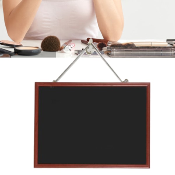 Kosmetisk Makeup Organizer Bræt Multifunktionel Magnetisk Sort Tavle Opbevaringshylde til Hjemmet Soveværelse 40x60 cm/15,74x23,62in