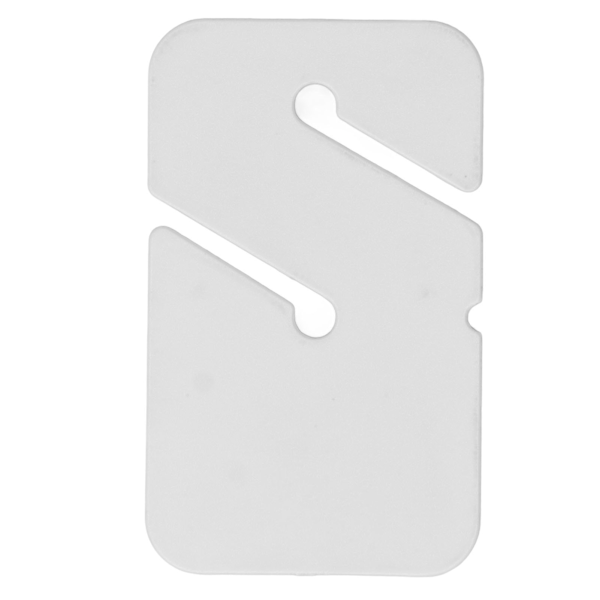 4 stk Scuba Choice Cave Diving Line Marker Kompakt Enkel Synlighed Vragdykning Line Marker Rektangulær Hvid
