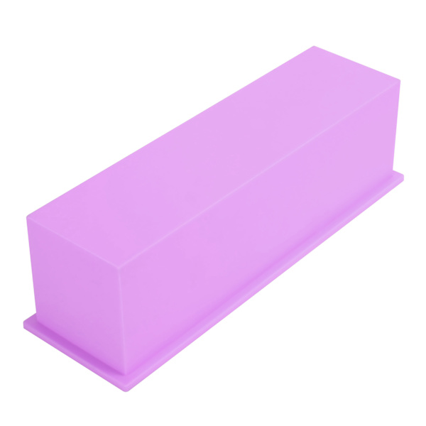 1200ML rektangulær silikone sæbeform DIY Toast Form Making Box Tool