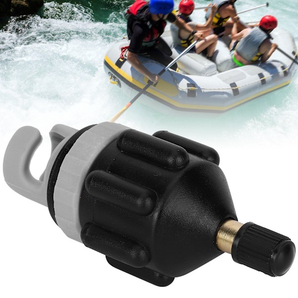2 stk Luftpumpe Oppblåsbare Adapterhoder for Surfboard, Padlebrett, Kanotilbehør - Svart