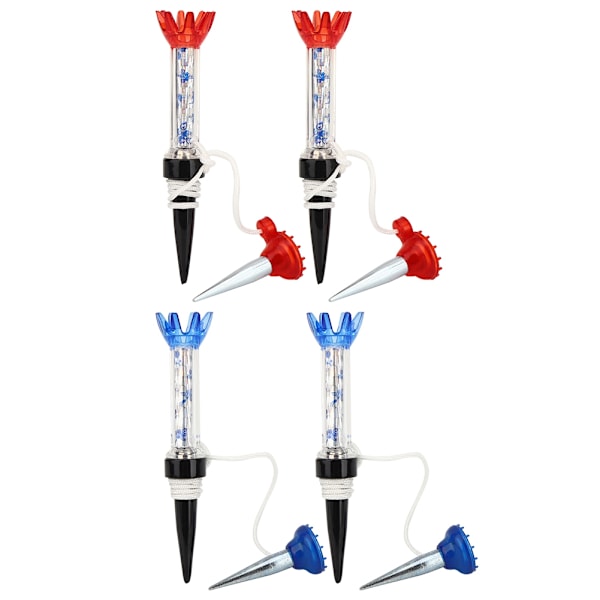 4st Bärbar Spring Golf Ball Tees Golfspelare Träning Tillbehör Magnetisk stöd